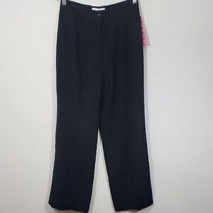 The Studio John Meyer of Norwich Wool Black Lined Trousers NWT Size 8P